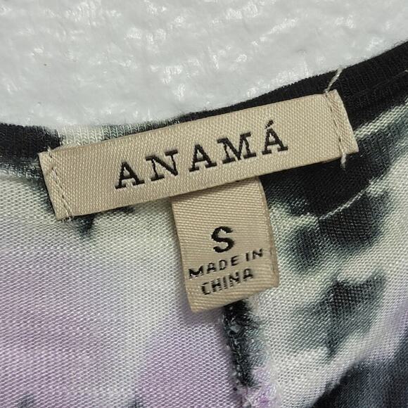 Viscose Scoop Neck Tie Dye Top - Picture 3 of 10